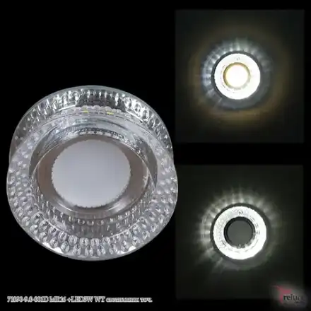 71090-9.0-001D MR16 +LED3W WT светильник точечный Reluce, GU5.3х1