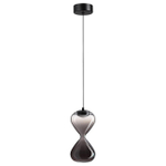 5092/4L PENDANT ODL25 357 черный/прозрачн/дымчатый градиент/металл/стекло Подвес LED 4W 4000K 388Лм GLESSI