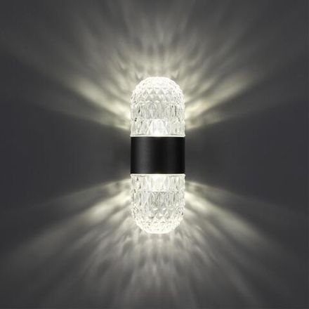 359296 STREET NT24 000 черный Светильник ландшафтный настенный IP65 LED 14W 4000K 175-265V ESTIMA