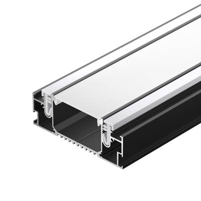 Профиль STRETCH-41-CEIL-CENTER-2000 BLACK (Arlight, Алюминий)