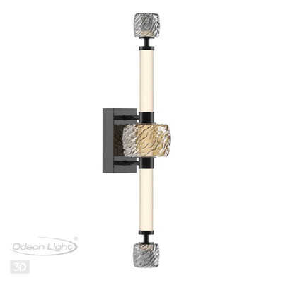 5427/28WL L-VISION ODL_EX24 000 черный хром/белый/дымчатый/коньячный/металл/стекло/акрил Бра LED 28W 3000K KLIFF