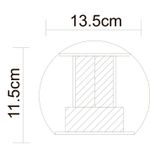 Фасадный светильник Arte Lamp RULLO A1415AL-1GY, 2хLED