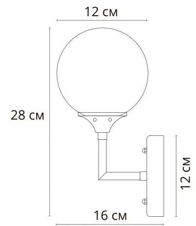 Бра Arte Lamp MARCO A2703AP-1SG, 1хE14