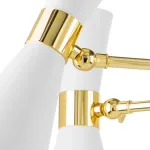 816086 Люстра DUMO 8х40W E14 БЕЛЫЙ МАТОВЫЙ/ЗОЛОТО