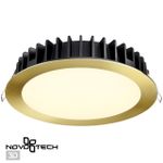 358956 SPOT NT22 270 бронза светлая Встраиваемый светодиодный светильник с переключателем цветовой температуры IP20 LED 3000К\4000К\6000К 20W 220V LAN