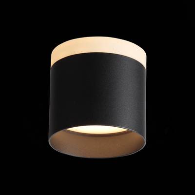 ST102.402.09 Светильник потолочный Черный LED 1*9W 3000K 702Lm Ra>80 120° IP20 D79xH75 170-240V