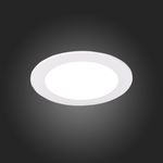 ST209.538.09 Св-к встр. Белый LED 1*9W 3000K 585Lm Ra80 110° IP20 D145xH8 90-265V