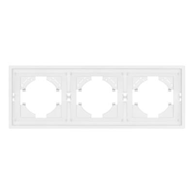 Рамка пластиковая FRM-TENDO-PL-3-WH (Arlight, -)