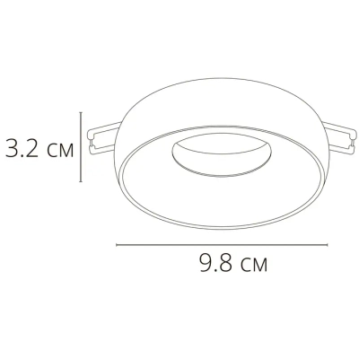 Точечный встраиваемый светильник Arte Lamp HEZE A6665PL-1BK, 1хGU10