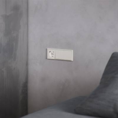 VLS000313 Клавиши для выключателя/переключателя двухклавишного, S70 (хлопок). (ТМ Maytoni)