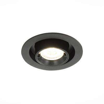 ST702.348.12 Св-к встр. Черный LED 1*12W 4000K 900Lm Ra80 24° IP20 D90xH92 180-240V
