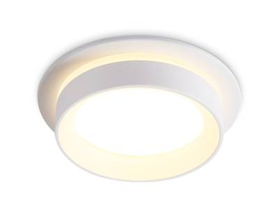 Светильник встраиваемый TN6707 WH белый IP44 GX53 max 15W D105*45