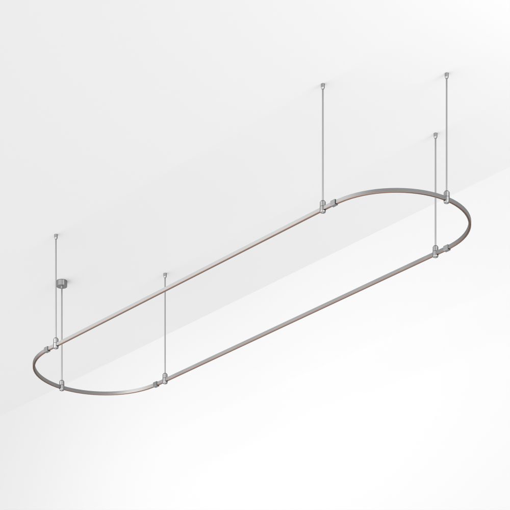 Основание ART-APRIORI-OVAL-ROD-800-4000x1000 (TN) (Arlight, IP20 Металл, 3 года)
