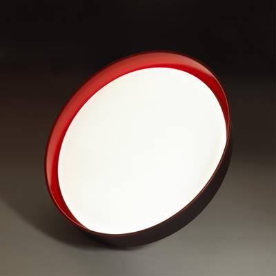 7710/EL COLOR SN 102 Светильник пластик/белый/красный LED 70Вт 3000-6000К D510 IP43 пульт ДУ TUNA RED