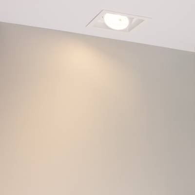 Светильник MS-VORTEX-BUILT-S140x140-30W Warm3000 (WH-WH, 50 deg, 230V) (Arlight, IP20 Металл, 5 лет)