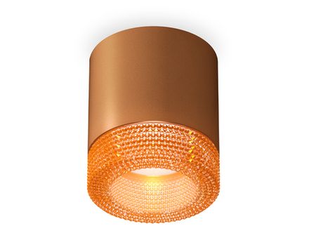Комплект накладного светильника с композитным хрусталем XS7404031 SCF/CF кофе песок/кофе MR16 GU5.3 (C7404, N7195)