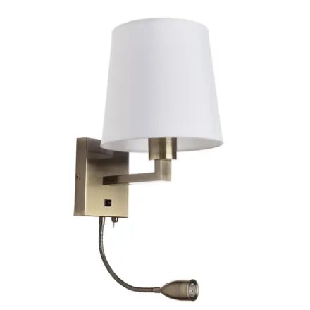 Бра Arte Lamp HALL A9246AP-2AB, 1хE27