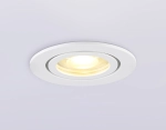 Светильник встраиваемый IP44 с высокой степенью пылевлагозащиты TN1150 WH белый IP44 GU5.3 D85*28