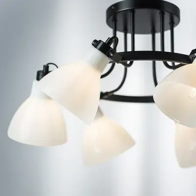 761060 Люстра ACROBATA 6х40W E14 БЕЛЫЙ Lightstar