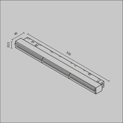 Трековый светильник Парете / Parete Exility 2700-6000K 18W 120° Dim Smart, TR106-4-18W-DS-B. TM Maytoni