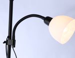 Светильник напольный с выключателем на проводе TR97629 BK черный E27+E14 max 40W D245/100*1770