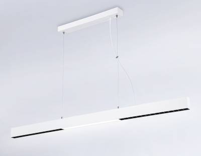Подвесной светодиодный светильник FL5965 WH белый 48W 4200K 1200*35*1305 (Без ПДУ)
