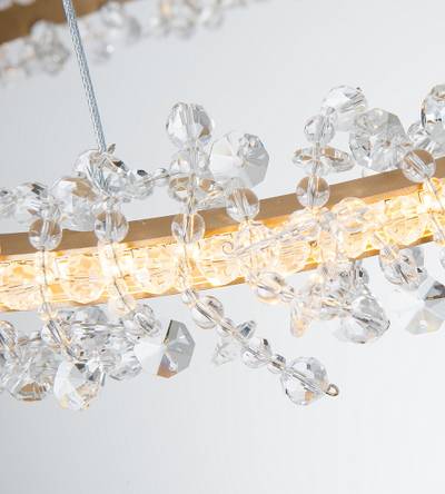 08244,36A(4000K) Подвес Лаура латунь d80 h150 Led 40W (4000K)