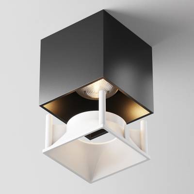 Декоративная рамка-отражатель для накладных светильников серии Альфа / Alfa LED, C065-01W. TM Maytoni