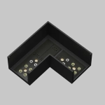 Коннектор питания угловой Elasity, TRA160CL-11B. TM Maytoni