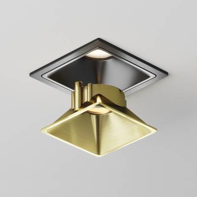Декоративная рамка-отражатель для светильников серии Alfa LED латунь, Ring8-10W-SQ-BS. TM Maytoni