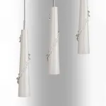 804310 Подвес PETALO 1х40W E14 ХРОМ/БЕЛЫЙ Lightstar