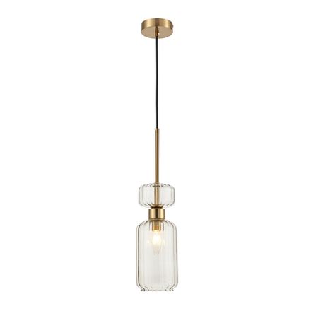 Подвесной светильник Escada 1141/1S E14*60W Antigue copper/Beige