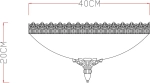 Потолочный светильник Arte Lamp CROWN A4541PL-3AB, 3хE27