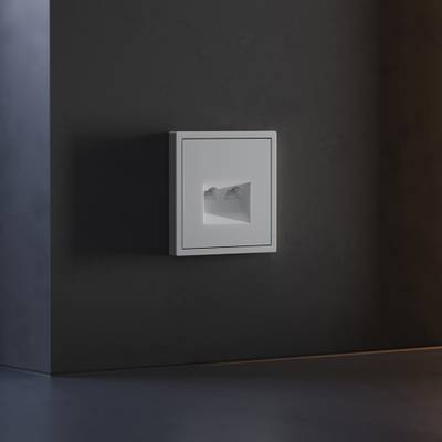 VLS001416 Накладка для розетки компьютерной двойной RJ45+RJ45 кат.6, S70 (серый). (ТМ Maytoni)