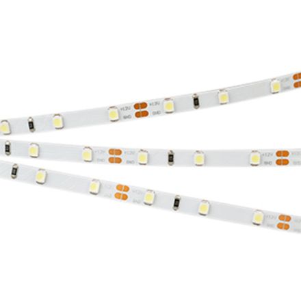 Светодиодная лента RT-A60-5mm 12V Day4000 (4.8 W/m, IP20, 2835, 5m) (Arlight, 4.8 Вт/м, IP20)