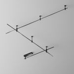 Шинопровод 2м Flarity черный, TRX154-112B. TM Maytoni