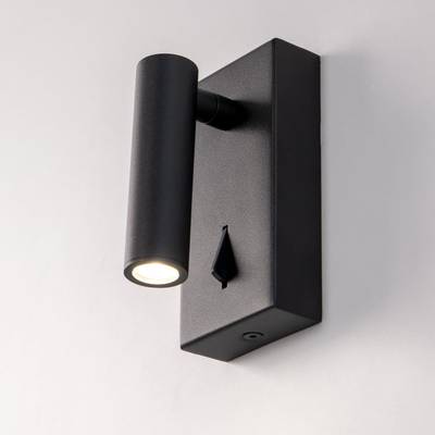 Citilux Декарт CL704351 LED Светильник поворотный с выключателем Чёрный
