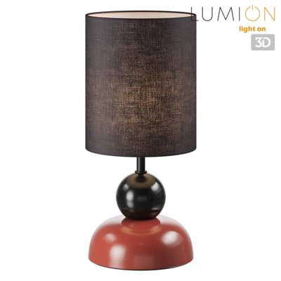 8127/1T COMFI LN25 000 коричневый/черный, керамика/текстиль Настольная лампа E27 1*60W 220V OVONA