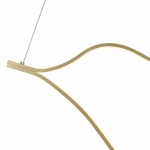 SL6106.203.65 Светильник подвесной ST-Luce Золотистый/Белый LED 1*65W 4000K