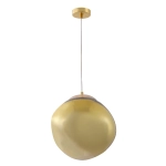 Светильник подвесной Crystal Lux MALAGA SP1 D280 GOLD 0864/201