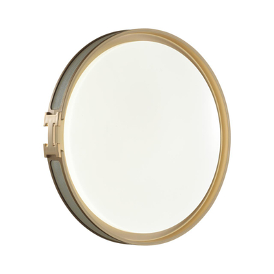 7654/DL COLOR SN 132 Светильник пластик/белый/серый/золотой LED 48Вт 4000К D405 IP43 FAVEMO GREY