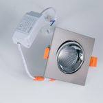 Citilux Альфа CLD001KNW5 LED Встраиваемый светильник Матовый Хром