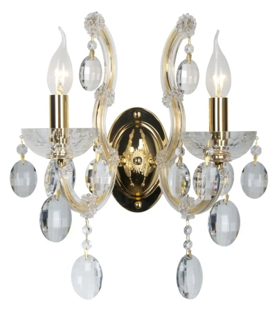 Бра Crystal Lux HOLLYWOOD AP2 GOLD 2011/402