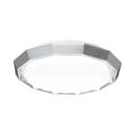 7671/DL COLOR SN 000 Светильник пластик/белый/хром LED 48Вт 3000-6000К D435 IP43 пульт ДУ VAXIN