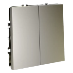 VLS020504 Перекрестный переключатель встраиваемый VOLTUM S70 двухклавишный 10А, (шелк). (ТМ Maytoni)