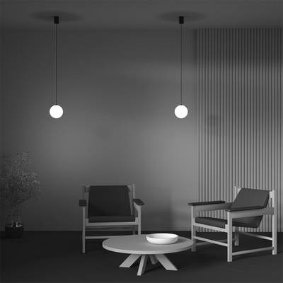 Подвесной светильник LUNA 3000K 1x5Вт 360°, P039PL-5W3K-10-B. TM Maytoni