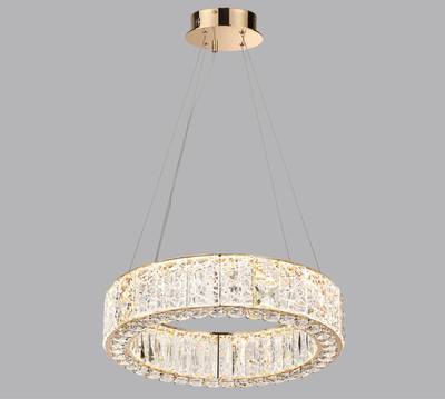 5071/60L HALL ODL24 613 золото/прозрачный/металл/хрусталь/стекло Люстра LED 60W 3700K VERSION