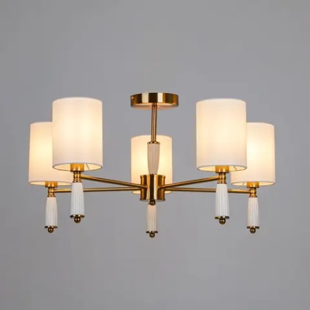 Люстра на штанге Arte Lamp WAVERLEY A4102PL-5PB, 5хE14