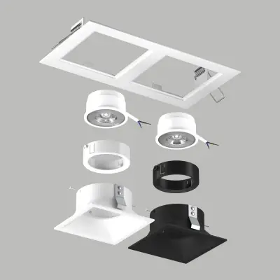 D5260607WBMOD Светильник DOMINO QUADRO под LED модуль/лампу МR16 (214526+214506+214507+214006+214007)