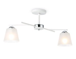 Светильник подвесной TR303201/2 WH/CH/FR белый/хром/белый матовый E27*2 max 60W 470*370*260